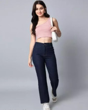 Straight Fit Stretchable Women Jeans