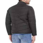 PERFKT-U Men's Black Solid Puffer Jacket