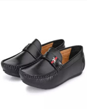 Stylish Men's Synthetic Black Loafers
