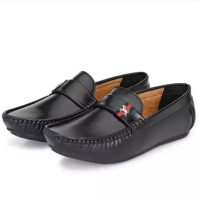 Stylish Men's Synthetic Black Loafers