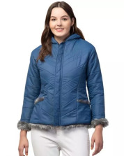 Women's full sleeve solid jacket
