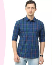 Men's regular fit slim sleeve  shirt
